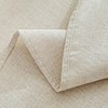 SPRICA Round Tablecloth 120cm Diameter Water Resistant Linen Texture Spill