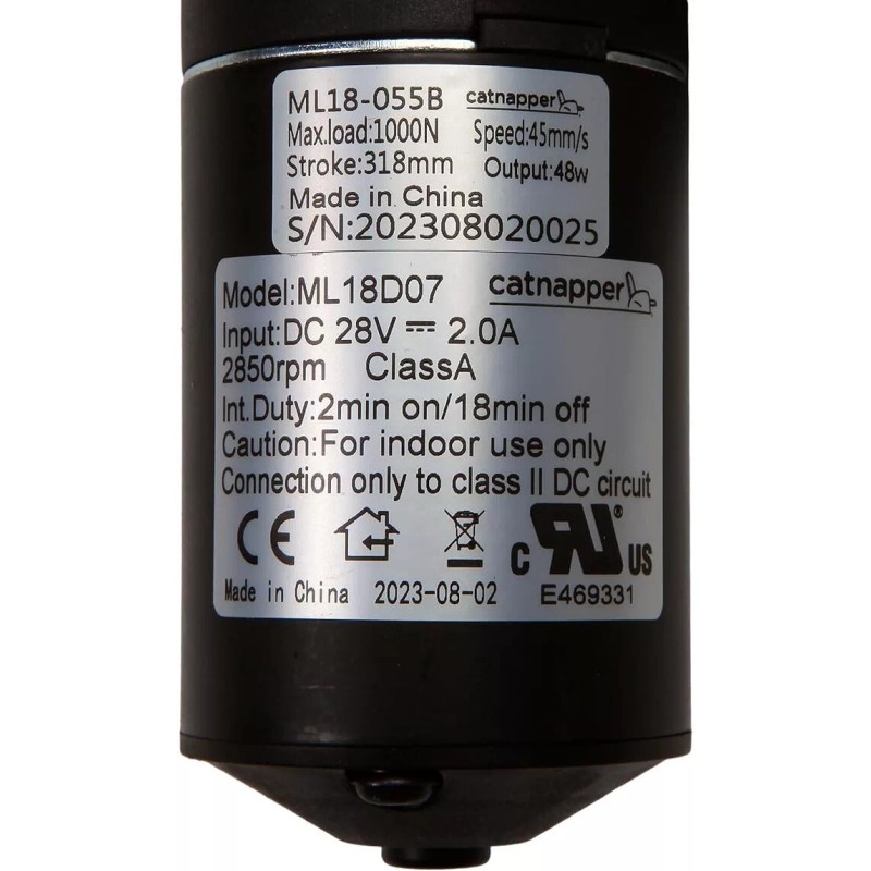 Mulin ML18-055B Mulin ML18D07 Motor Linear Actuator for Power Recliner