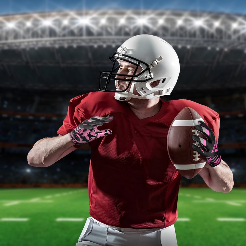 Beast AT Least Youth Football Gloves for Boys- Super Sticky