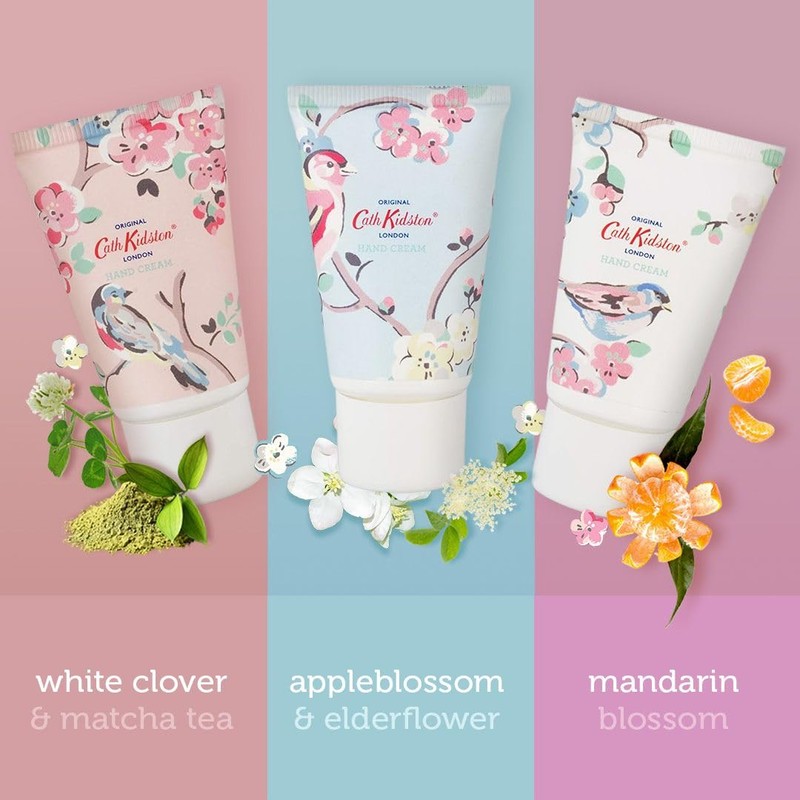 Cath Kidston Hand Cream 3x 30ml, Shea Butter, 3 Fragrances,