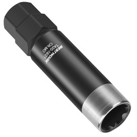 Bestwork 10 Spline Lug Nut Key, Dual-Reinforced 10 Spline Lug Nut Socket for Passenger Cars, Small SUVs and Trucks, Wheel Lock Key with 19mm & 21mm Hex Head Drive