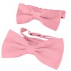 DonDon Father-son bow tie set in partner look, already tied