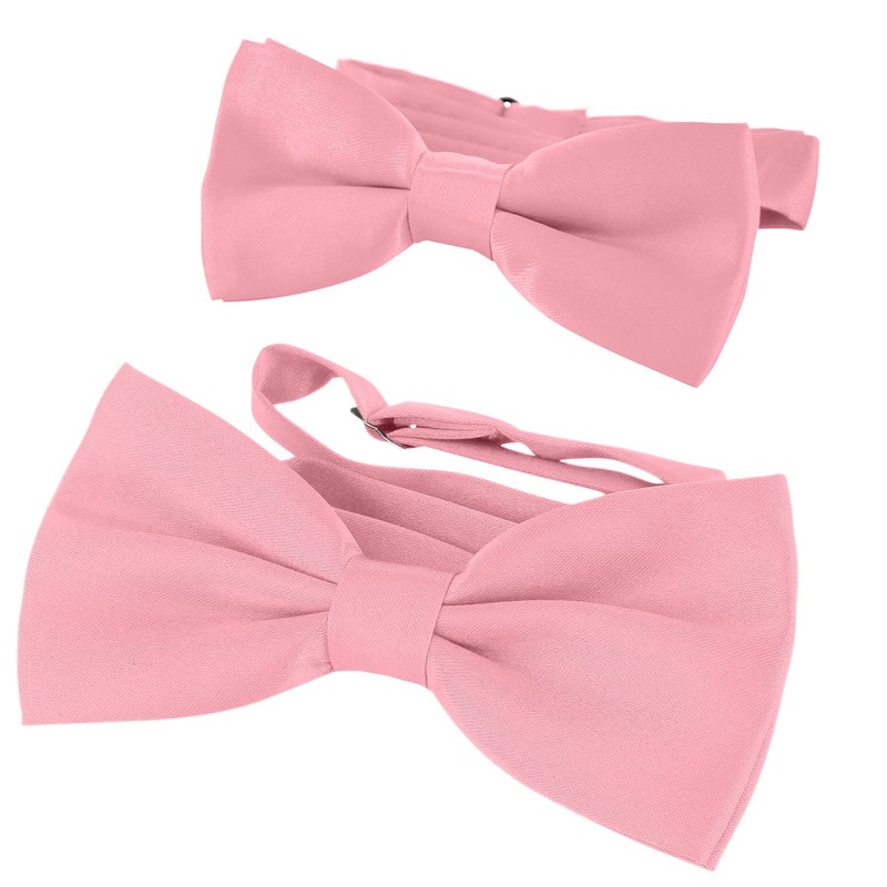DonDon Father-son bow tie set in partner look, already tied