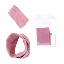 Pink Calming Hood for Pets – Adjustable Grooming Snood for Travel & Vet Visits, Soft Hoodie Ear Protector, Earmuffs Headband for Cats and Small Animals