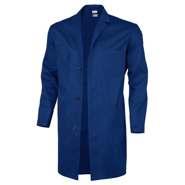 Qualitex Basic BW 240 Work Coat, blue, 48