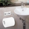 Wall Mounted Stainless Steel Roll Paper Holder Tissue Towel Rack