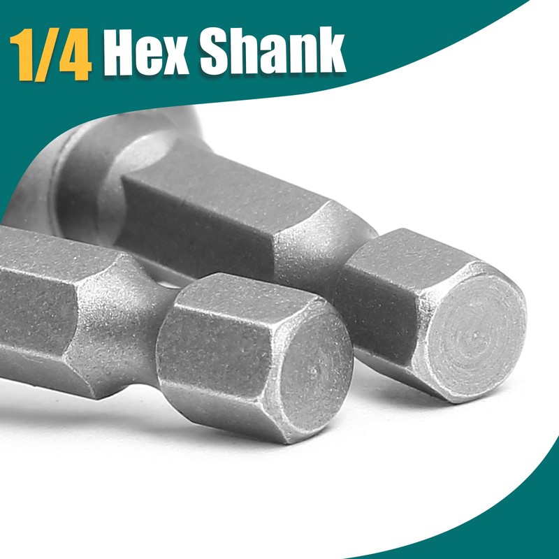 PHITUODA 1/4 Hex Magnetic Nut Driver Drill Bit 11mm Socket