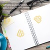 100Pcs Cute Paper Clips Yellow Cup Style Strong Metal Exquisite