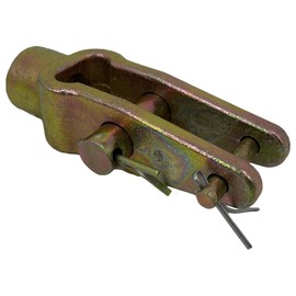 TORQUE Slack Adjuster Double Pinned Straight Clevis Pin Kit with Pins 5/8-18" Threaded for Air Brake Chambers (Replaces Meritor R810019, Haldex CQ36541, Euclid E11430) (TR810019)