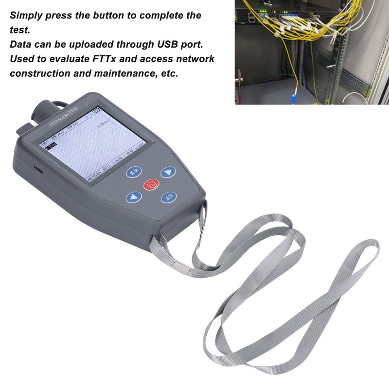 LCD OTDR Optical Time Domain Reflectometer Optical Power Meter Fiber