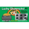 FAKE LOTTERY TICKETS-5 Pack Prank Gag Gift-Lucky Irish Shamrock