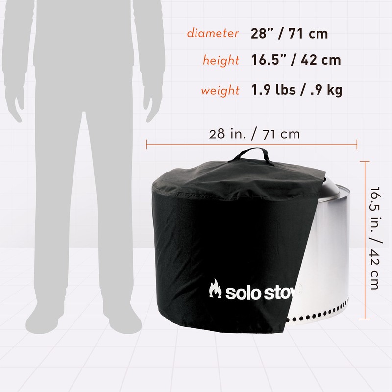 Solo Stove Yukon Shelter - Weather-Resistant Round Cover for Solo