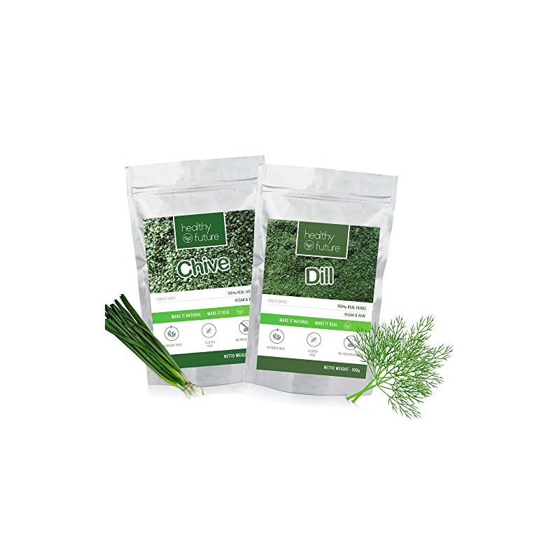 Healthy Future Freeze Dried Chive + Dill Pack 100% Natural