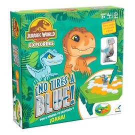 Novelty Corp Juego de Mesa para Niños No Tires a Blue de Jurassic World