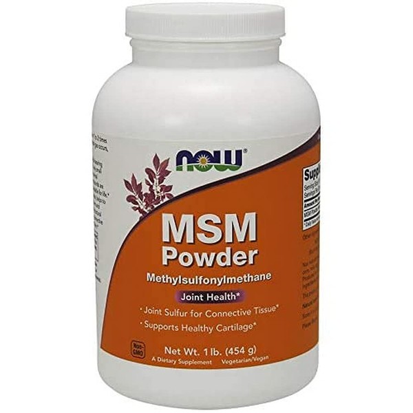 Now Foods: M.S.M Joint Sulfur Powder, 1 lb