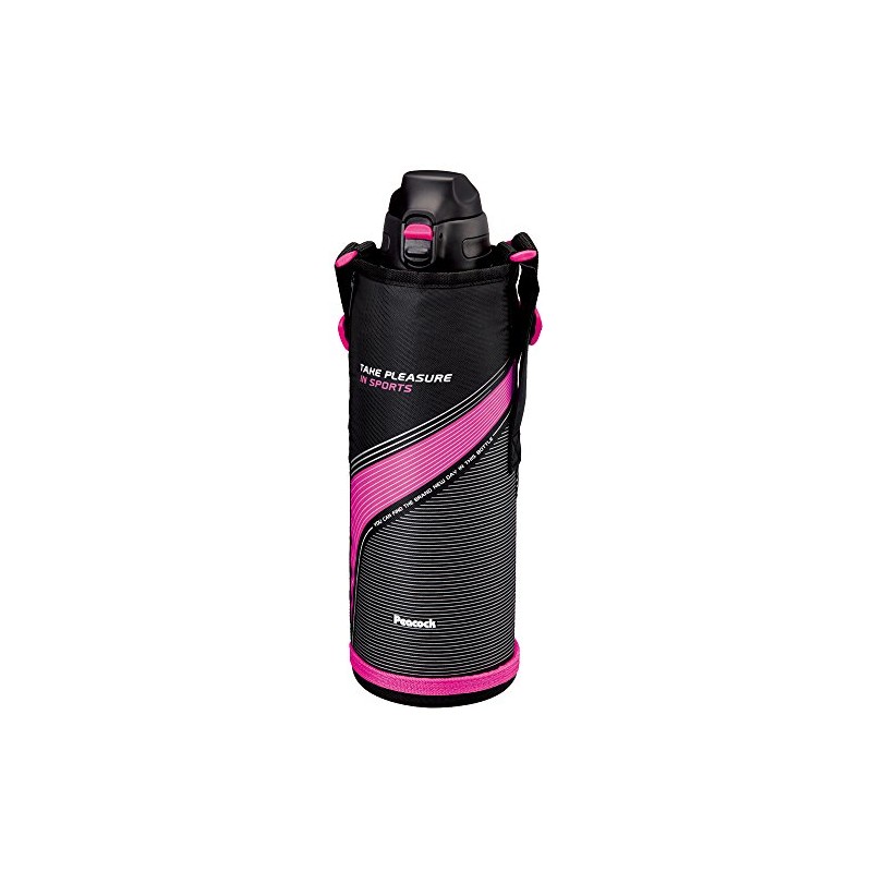 The-peacock AJC-F151P Peacock Water Bottle, Stainless Steel Bottle, Straight Drink