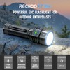 RECHOO Flashlight Rechargeable High Lumens, X7 PRO Bright Flashlight 2000