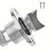 2PCS Marine Stainless Steel 316 Boat Oval Garboard Drain Plug