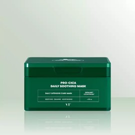VT Cosmetic VT Cica Mask Pack Moisture soothing effect of 1 pack a day event / 브이티 코스메틱 VT 시카 마스크 팩 뽑아쓰는 수분 진정 1일 1팩 행사 효과