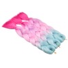 BACANA Purple Braiding Hair Ombre (Purple/Light Purple) 3pcs Jumbo Braiding