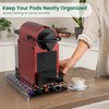 Acrylic Coffee Pod Holder for Nespresso OriginalLine Capsules, 40 Pods