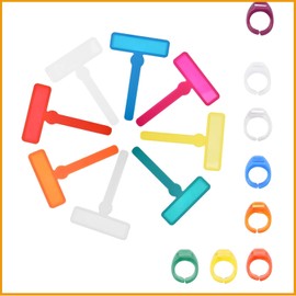 Raheem 8pcs Dyslexia Aids Reading Tools for Kids Coloured Guided Reading Strips & Finger Rings Ideal for Improving Focus Reducing Eye Strain and Helping with Dyslexia and ADHD