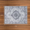 Wyatt & Ash Dream Mink Washable Geraldine Grey Geometric 5'3"