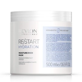 RE/START Hydration Moisture Rich Mask, 500 ml, Moisturising Hair Mask for Dry Hair, Mask for Long Lasting & Rich Care, Regenerating Hair Treatment Against Frizz