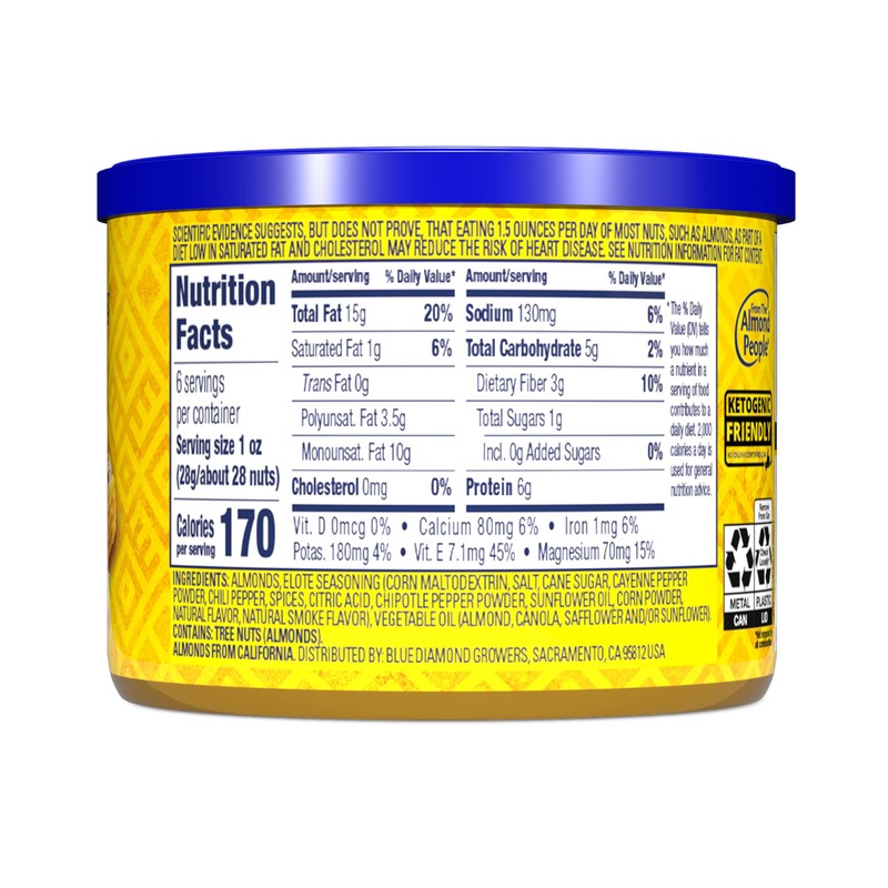Blue Diamond Almonds, BOLD Elote Mexican Street Corn Flavored Snack