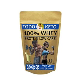 100% Whey Protein Low Carb Proteína de Suero Keto (natural)
