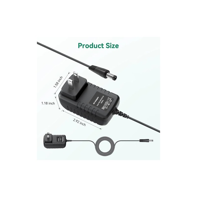 Adaptador de 5 V CA/CC compatible con IK Multimedia iRig