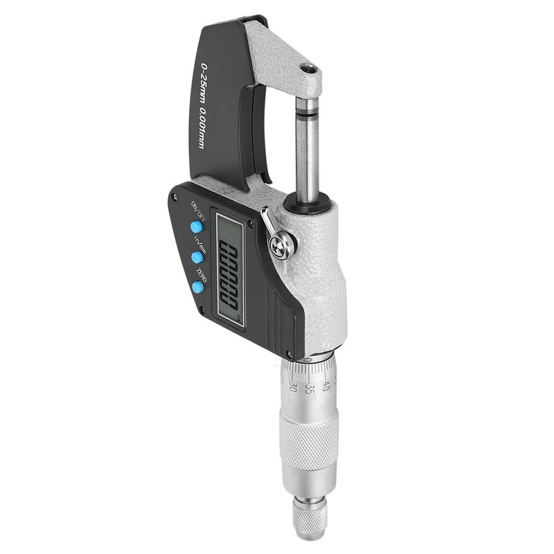 Micrometer Large Screen Digital Metric Imperial 0.001mm Accuracy 0‑25mm Outer
