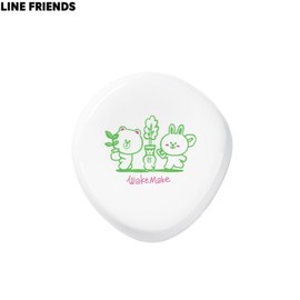 LINE FRIENDS Brown On Green Water Velvet Cover Cushion 15g [LINE FRIENDS x WAKEMAKE], Shade:23 Beige