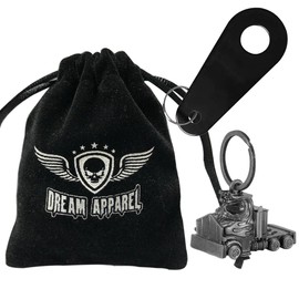 Dream Apparel Semi Truck Motorcycle Bell Keychain for Biker Rider Men Women With Hanger, Spirit Bell for Good Luck, Riding Accessories, Gift Charm, Road Demon