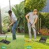 COCONUT Lawn Leveling Rake, 17x10 Heavy Duty Lawn Leveler with