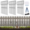 10 Pack Garden Fencing Animal Barrier, 10.8ft(L) X 17in(H) No