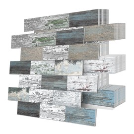 XIANGJUN Peel and Stick Backsplash Tile for Kitchen and Bathroom Wall,3D Panel Removable Wallpaper(10 Pack of 13.5"x11.5")