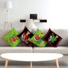Merry Christmas Throw Pillow Covers 18x18 Green Christmas Winter Holiday
