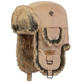 Barts Rib Bomber Cream Hat, Walnut