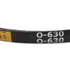 sourcingmap O-630 Rubber Transmission Drive Belt V-Belt 630mm Inner Girth
