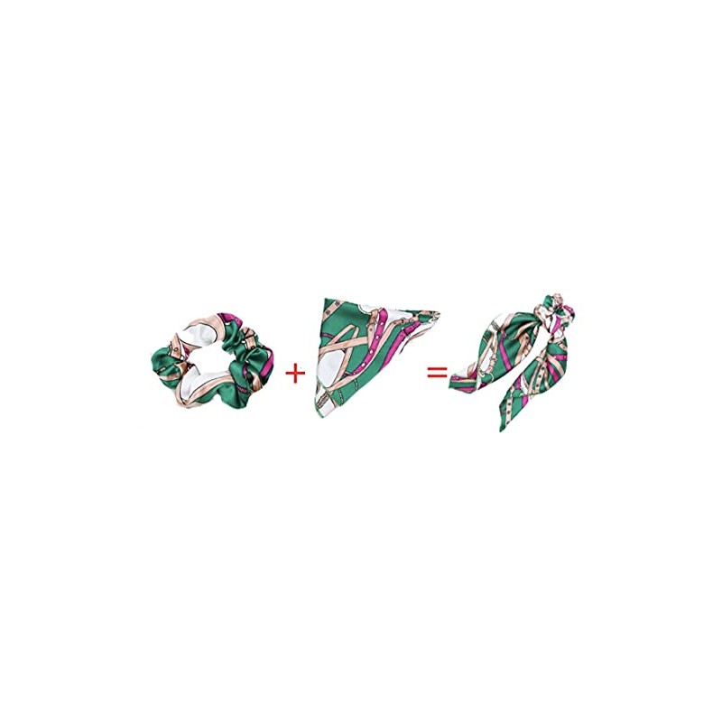 Avance Women's Hair Accessories, Scrunchie, Scarf, Adult, Cute, (Green)