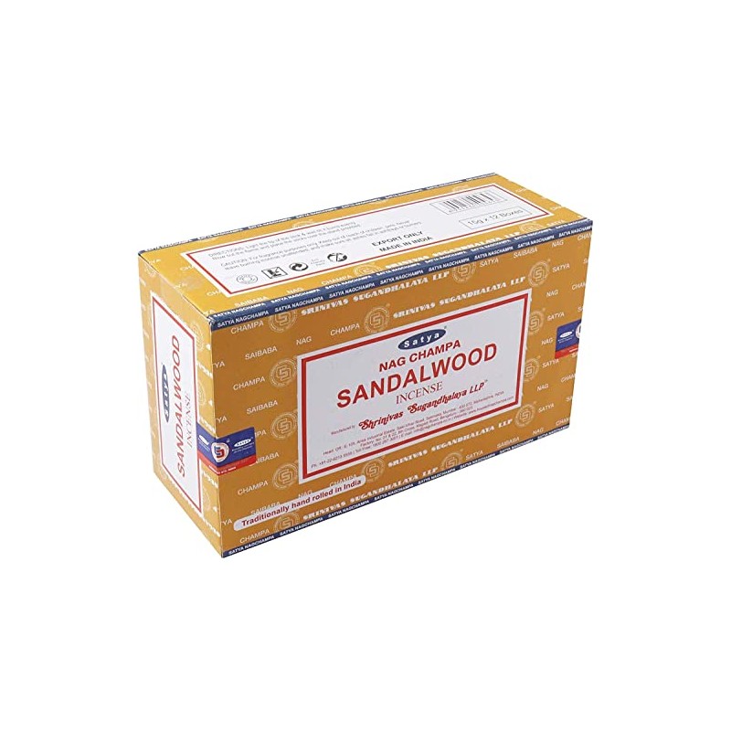 Satya Nag Champa Sandalwood Incense Sticks (Single Pack)