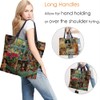 crazy bean Pack of 2 Printed Fabric Bags, Reusable Shopping