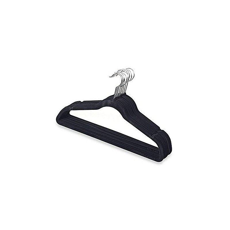 Only Hangers "Petite Size Black Velvet Suit Hangers - 20