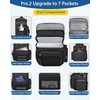 Expandable Lunch Box Cooler Bag - Insulated Heavy Duty Lunch