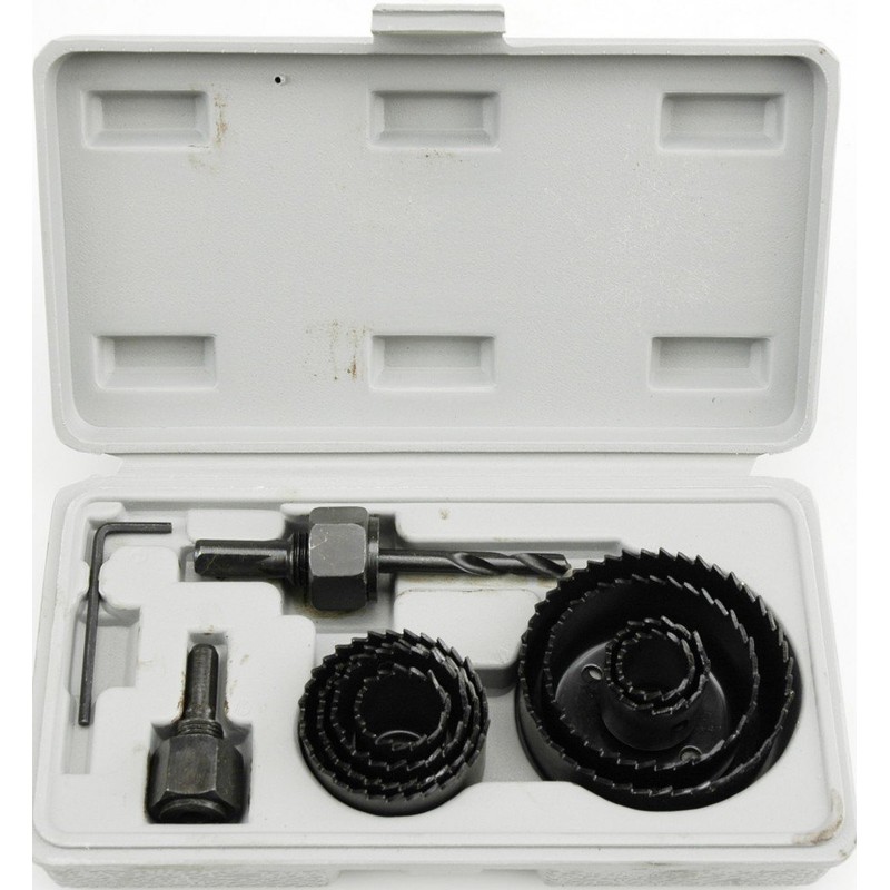 Vorel Hole Saw Set 11Pcs 30-65Mm