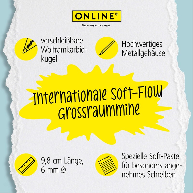 Soft Flow refill, black width M