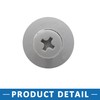 A ABSOPRO Pack of 100 Rivets Mounting Clip 8 mm