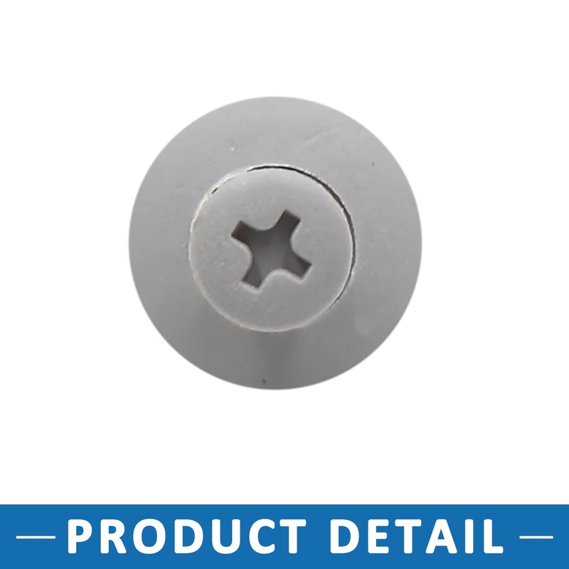A ABSOPRO Pack of 100 Rivets Mounting Clip 8 mm
