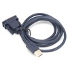 USB to RS232 Serial Cable Black Industrial Grade 9Pin Computer